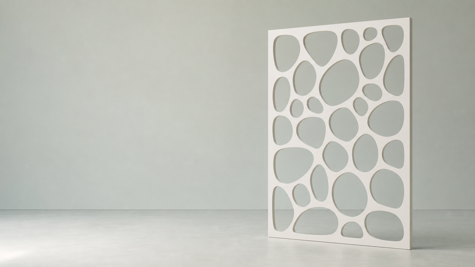 Siyah renk CNC seperatör panel